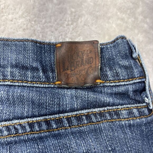 Lucky Brand Henna Sweet N Low Jeans Womens Size 8 29 Blue Bootcut Denim USA Made - Picture 5 of 10